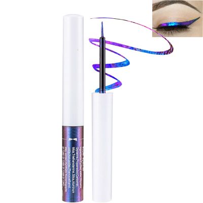 Chameleon Glitter Eyeliner Liquid-1Pcs Blue Purple Colored Metallic High-Pigmented Multichrome Shimmer Eye Liner Eyeshadow Pen,Longlasting Ultra-Fine Tip Eyeliner,Christmas Makeup Gift for Women-05