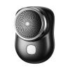Electric Shaver for Men,Mini-Shave Portable Electric Shaver Pocket Size Portable Shaver Wet and Dry Mens USB Rechargeable Shaver Charging Easy One-Button (Black) view 1
