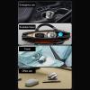 Electric Shaver for Men,Mini-Shave Portable Electric Shaver Pocket Size Portable Shaver Wet and Dry Mens USB Rechargeable Shaver Charging Easy One-Button (Black) view 3