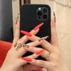 Gold Finger Full Cover False Nails Kit with Glue, Trendy Design, Ready to Wear Gel, Medium, Long, Extra Long Length Nails (Eureka) view 2