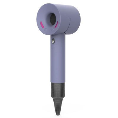 1PCS Silicone Anti-scratch Body Head Protective Cover Case Skin Hair Dryer Travel Case (Lavender Grey)
