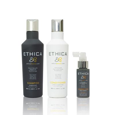 Mens Hair Growth. Professional Shampoo, Conditioner, & Daily Corrective Topical Treatment. Healthy Hair, Scalp Health, & Hair Regrowth. 1 Month Supply.