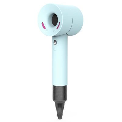 1PCS Silicone Anti-scratch Body Head Protective Cover Case Skin Hair Dryer Travel Case (Sky Blue)