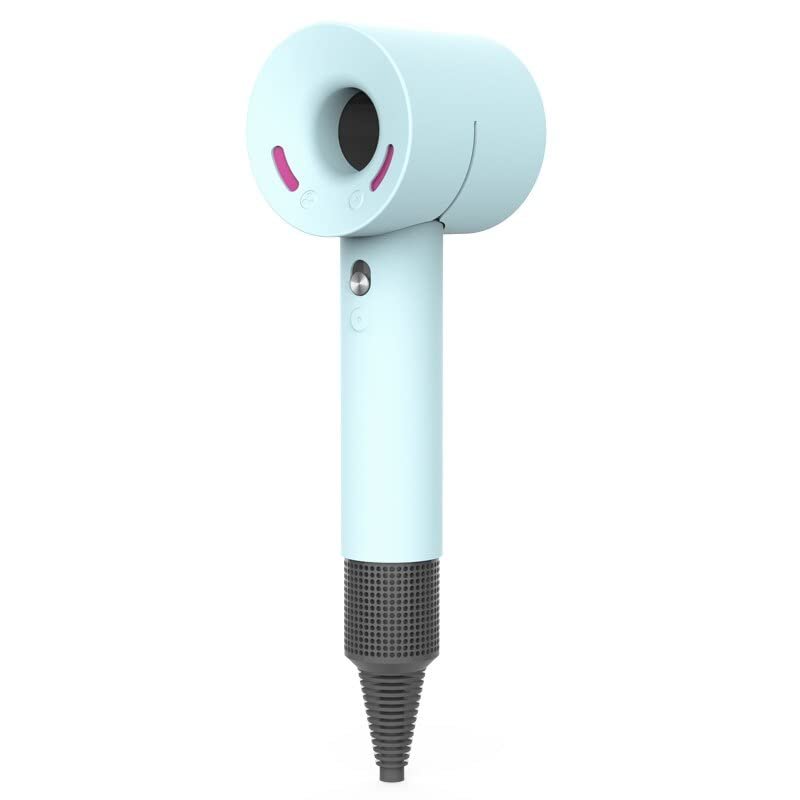 1PCS Silicone Anti-scratch Body Head Protective Cover Case Skin Hair Dryer Travel Case (Sky Blue)