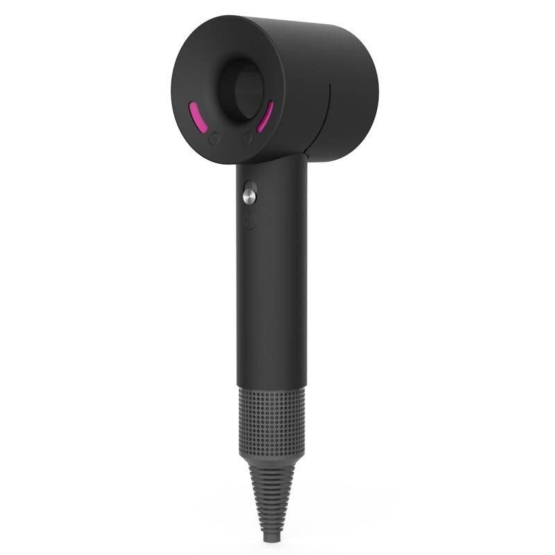 1PCS Silicone Anti-scratch Body Head Protective Cover Case Skin Hair Dryer Travel Case (Black)