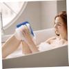 Healifty 2pcs African Exfoliating Shower Net Bath Sponge Scrubbing Rag for Deep Skin Cleaning Body Massage Tool for Men and Women view 4