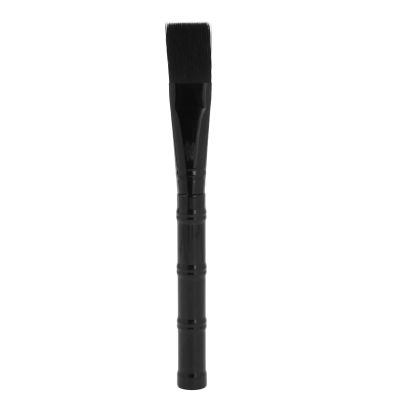 Face Mask Brush, Mud Mask Applicator Brush DIY Cosmetic Tool for Peel Mask Makeup (black rod black hair brush)