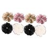 LALAFINA 8pcs Hair Ribbons for Women Stretch Hair Scrunchies Bands Ponytail Holders view 1
