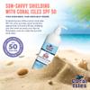 Coral Isles Sunscreen SPF 50 | Hawaii Compliant as Reef Safe | Octinoxate & Oxybenzone Free | Broad Spectrum UVA/UVB Protection | Water Resistant 80 Min. | Fragrance Free | 16 Fl Oz (Pack of 1)) view 4