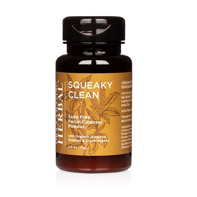 Ora's Amazing Herbal Squeaky Clean, Vegan Hibiscus Face Scrub Powder, Frankincense and Clay Facial Exfoliator