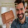 Shcnlery Personalized Small Toiletry Bag for Men,Minimalist Travel Toiletry Organizer Dopp Kit Water-resistant Shaving Bag for Toiletries Accessories,Ideal Chrismas Gifts For Men view 2