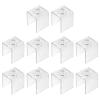 EXCEART Lipstick Mold Holder 10 Pieces Clear Plastic Single Hole Lipstick Stand for Homemade, Easy to Use and Reusable view 1