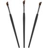 LALAFINA 3pcs Eyeliner and Brow Brush Angled Liner and Concealer Tools for Precision Application Ergonomic Handle for Comfortable Use for Makeup Enthusiasts and Beginners view 1
