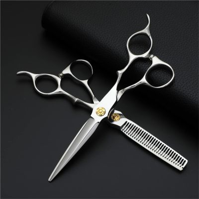 5.5 inch Hair Cutting Scissors Shears Kit, Professional Hair Scissors, Extremely Sharp Blades, Salon Razor Edge Scissor, Japanese 440C Stainless Steel, for Men Women, Haircut Scissors Hair Kit