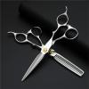 5.5 inch Hair Cutting Scissors Shears Kit, Professional Hair Scissors, Extremely Sharp Blades, Salon Razor Edge Scissor, Japanese 440C Stainless Steel, for Men Women, Haircut Scissors Hair Kit view 1