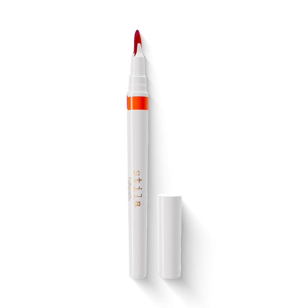 stila Calligraphy Lip Stain | Long-Lasting Tint, Moisturizing, Transfer-Proof, Lightweight, Sheer Buildable Color, Fades to a Natural Wash of Color | Stacey, 22 Fl. Oz.