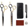 5.5 inch Hair Cutting Scissors Shears Kit, Professional Hair Scissors, Extremely Sharp Blades, Salon Razor Edge Scissor, Japanese 440C Stainless Steel, for Hair for Women Men Kids view 4