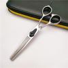 5.5 inch Hair Cutting Scissors Shears Kit, Professional Hair Scissors, Extremely Sharp Blades, Salon Razor Edge Scissor, Japanese 440C Stainless Steel, for Men Women Home Salon Cutting Kit view 3