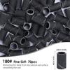 ANBEISTEE Sanding Bands Nail Drill Bits 210Pcs Grits Electric File Nail Sanders #80#120#180, 3/32" Mandrel Bit, for Nail Drill Bits for Acrylic Nails, Manicures, and Pedicures Tools view 4