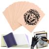YONGDA Tattoo Skin Practice and Transfer Paper Kit - 10pcs Fake Skin & 20pcs Thermal Stencil Paper Professional Tattoo Supplies for Beginners/Artists, Realistic Skin Texture & High Transfer Efficiency view 1