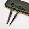 5.5 inch Hair Cutting Scissors Shears Kit, Professional Hair Scissors, Extremely Sharp Blades, Salon Razor Edge Scissor, Japanese 440C Stainless Steel, for Men Women Pets Home view 1