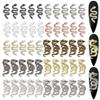 SILPECWEE 50pcs 3D Snake and Dragon Nail Charms, 3D Nail Art Charms Alloy Nail Jewels Two-Headed Nail Snake Charms for Nails DIY Nail Decorations Salon Accessories view 1