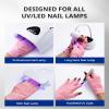 AIRSEE Premium UPF 50+ UV Protection Gloves for Gel Manicures - Fingerless Design for Professional Solon & Home Use, Anti UVA/UVB, Breathable Cool Tech Gloves for UV Lamp & Sun Protection (Pink) view 4