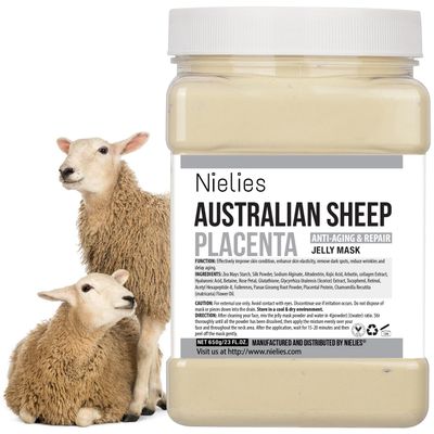 Nielies Hydro Jelly Masks for Facials, Jelly Mask Powder, Hydro Jelly Mask, Moisturizing& Hydrating 23 Fl Oz (australian sheep)