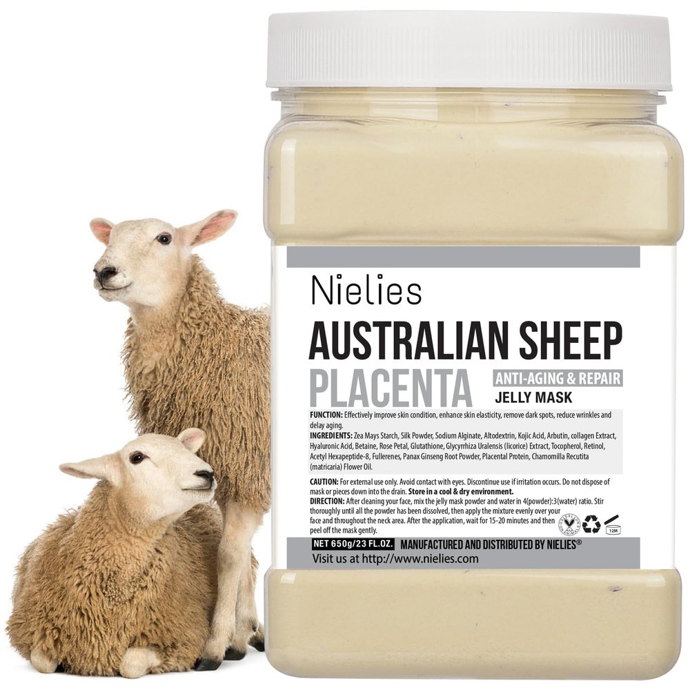 Nielies Hydro Jelly Masks for Facials, Jelly Mask Powder, Hydro Jelly Mask, Moisturizing& Hydrating 23 Fl Oz (australian sheep)