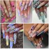 Juome Nail Charms, 40 Pcs Butterfly Nail Charms 3D Butterflies Shape Charms for Nails Gems, Nail Art Decorations Supplies (20Pcs Gold, 20Pcs Silver) view 4