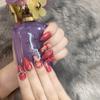 XAHA Beauty Nails Vietnamese Handmade Press On Nail Short/Medium/Long Length Almond/Stiletto/Coffin/Square/Oval Fake Nails 3D Design Art Charms Cute with Storage Box 10 Pcs (#4) view 1