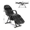 Artist hand Facial Tattoo Chair Massage Bed Salon Lash Chair for Eyelash Extensions Tattoo Table Salon Chair with Trays (Black 1) view 3