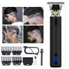 candyfouse Professional Beard Trimmer for Men, Hair Clippers with 4 Limit Combs, Cordless Rechargeable with LCD Display, Approaching Zero Gapped Cutting Grooming Kit view 1