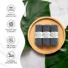 Yiclick Exfoliating Washcloth Towel, Japanese Exfoliating Bath Wash Cloth for Body Exfoliation, Korean Back Scrubber Washer for Shower, African Net Sponge Brush Loofah Exfoliator (Grey) view 2