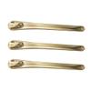 3 Pieces Alloy Makeup Spatula Eye Cream Spoon Beauty Scoop Mini Spoon Makeup Beauty Spoons Mini Cosmetic Skincare Spatula for Cream Lotions, 3.54 x 0.43 inches, Gold view 1