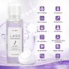 Eyelash Cleanser Concentrate 100ml Eyelash Extension Cleanser Inside the Eyelash Extension Kit Oil-Free Eyelash Extension Shampoo Perfect for Salon-Can Make Ten 60ml bottles of Lash ShampooLavender view 2