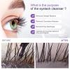 Eyelash Cleanser Concentrate 100ml Eyelash Extension Cleanser Inside the Eyelash Extension Kit Oil-Free Eyelash Extension Shampoo Perfect for Salon-Can Make Ten 60ml bottles of Lash ShampooLavender view 3