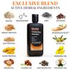 Biotin Hair Growth Shampoo for Men and Women - Thickening Treatment for Thinning Hair - Natural and Vegan DHT Blocker for Hair Loss - Caffeine, Saw Palmetto, Niacin, Argan Oil view 2