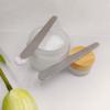 2 Pieces Stainless Steel Makeup Spatula Eye Cream Spoon Beauty Scoop Mini Spoon Makeup Beauty Spoons Mini Cosmetic Skincare Spatula for Cream Lotions, 3.78 x 0.47 inches, Silver view 2
