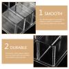 Beaupretty Transparent Makeup Holder Organizer Divided Blusher and Eyeshadow Storage for Vanity Compact Design for Lipstick Nail Polish Brushes Material Makeup view 2