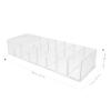 Beaupretty Transparent Makeup Holder Organizer Divided Blusher and Eyeshadow Storage for Vanity Compact Design for Lipstick Nail Polish Brushes Material Makeup view 3