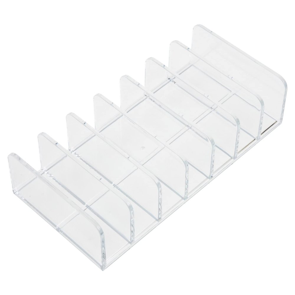 Beaupretty Eyeshadow Organizer Makeup Holder Compact Vanity Storage for Lipstick Nail Polish Brushes Stylish Design for Efficient Makeup Organization Lightweight for Easy Use