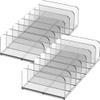Beaupretty 2pcs Eyeshadow Storage Organizer Compact Makeup Holder Slots for Efficient Cosmetic Organization Vanity and Dressers for Eyeshadow Blush and Lip Gloss view 3