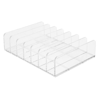 Beaupretty Eyeshadow Holder Makeup Organizer Transparent for Cosmetics Storage Compact and Lightweight Makeup Stand for Vanity and Dresser