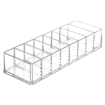 Beaupretty Transparent Makeup Organizer Multi-functional Cosmetic Storage Box for Eyeshadow Lipstick and Jewelry for Home and Professional Use