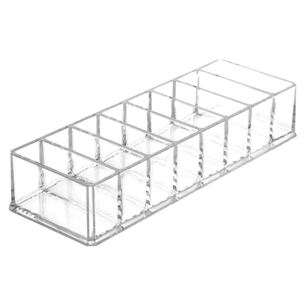 Beaupretty Transparent Makeup Organizer Multi-functional Cosmetic Storage Box for Eyeshadow Lipstick and Jewelry for Home and Professional Use
