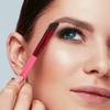 Lurrose 3Pcs 4D Hair Brow Stamp Brush, Multi Function Eyebrow Brush Set Square Angled Eyebrow Brush for Filling Eyebrows and Concealer view 4