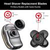 Magnetic Head Shaver Replacement Heads 7 Double Ring Waterproof Rotary Razor Blades for Bald Men Compatible with freebird wyklaus shpavver & Other Brands(black5) view 2