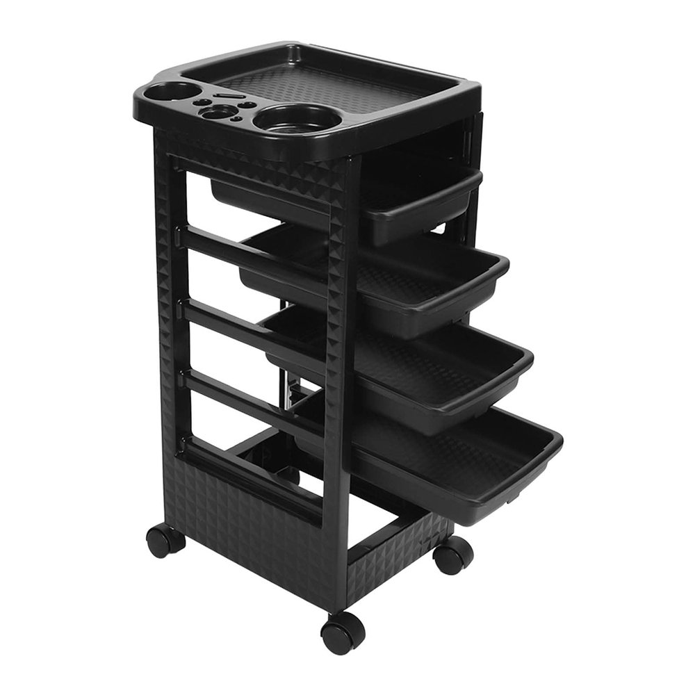 Milltrip Salon Trolley Cart, Salon Trolley Cart Professional Multi Layer Removable Hair Salon Stations for Barber Shop