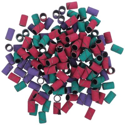 FRCOLOR Sanding Bands for Nail Drill Polishing Bands Grit Options for Manicure and Nail Art